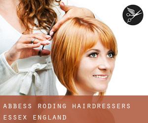 Abbess Roding hairdressers (Essex, England)