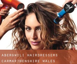 Abergwili hairdressers (Carmarthenshire, Wales)