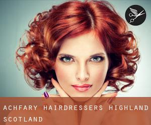 Achfary hairdressers (Highland, Scotland)