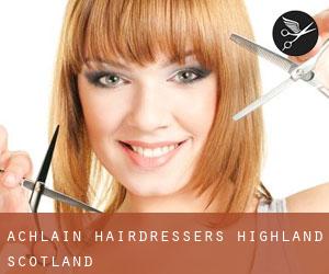 Achlain hairdressers (Highland, Scotland)