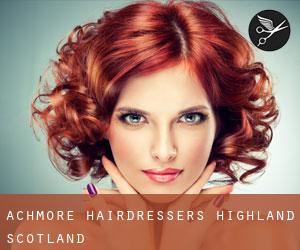 Achmore hairdressers (Highland, Scotland)