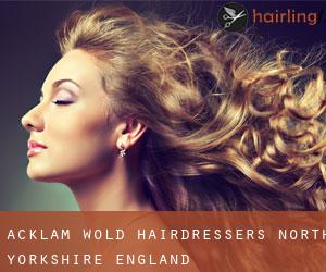 Acklam Wold hairdressers (North Yorkshire, England)