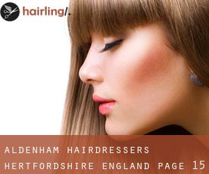 Aldenham hairdressers (Hertfordshire, England) - page 15