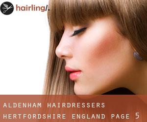 Aldenham hairdressers (Hertfordshire, England) - page 5