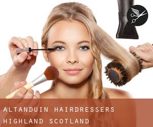 Altanduin hairdressers (Highland, Scotland)