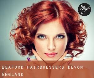 Beaford hairdressers (Devon, England)