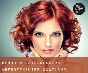 Benholm hairdressers (Aberdeenshire, Scotland)