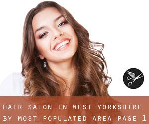 Hair Salon in West Yorkshire by most populated area - page 1