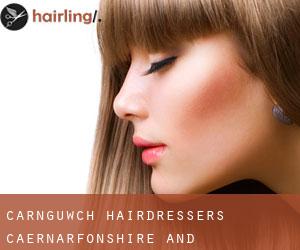 Carnguwch hairdressers (Caernarfonshire and Merionethshire, Wales)