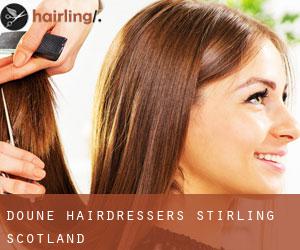 Doune hairdressers (Stirling, Scotland)