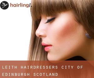 Leith hairdressers (City of Edinburgh, Scotland)
