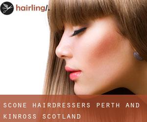 Scone hairdressers (Perth and Kinross, Scotland)